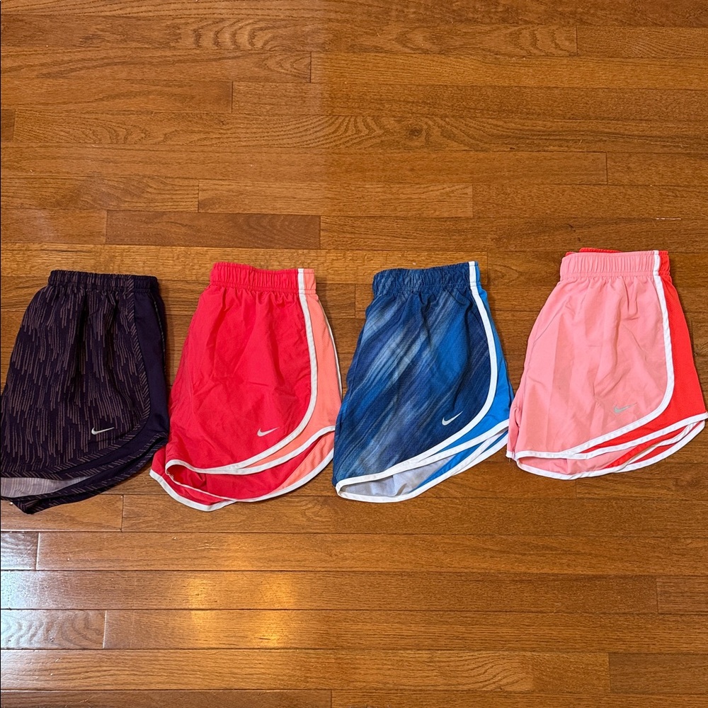 Women’s Nike Shorts - Purple, Pink/Peach, Blue, Peach/Pink